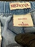 Merona 100% Lyocell Blue Denim Shorts Size L - photo 4