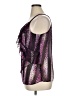 Kut from the Kloth 100% Polyester Purple Sleeveless Blouse Size XL - photo 5
