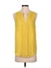 41Hawthorn 100% Recycled Polyester Yellow Sleeveless Blouse Size M - photo 1