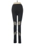 Feathers Graphic Black Leggings Size M - photo 2