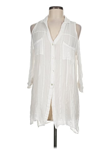 Topshop Sleeveless Button-Down Shirt (view 1)
