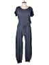 Lanston Solid Blue Jumpsuit Size L - photo 1