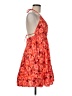 Shein 100% Polyester Floral Orange Cocktail Dress Size 6 - photo 4