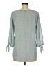 Papermoon 100% Polyester Teal 3/4 Sleeve Blouse Size M - photo 2