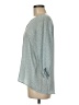Papermoon 100% Polyester Teal 3/4 Sleeve Blouse Size M - photo 5