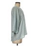 Papermoon 100% Polyester Teal 3/4 Sleeve Blouse Size M - photo 4