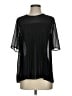 BCBGeneration 100% Polyester Black Short Sleeve Blouse Size S - photo 1