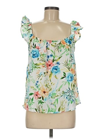 Blu Pepper Sleeveless Blouse (view 1)