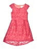Xhilaration 100% Polyester Hearts Red Dress Size 7 - 8 - photo 1