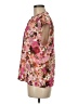 Elie Tahari 100% Polyester Floral Pink Short Sleeve Blouse Size M - photo 5