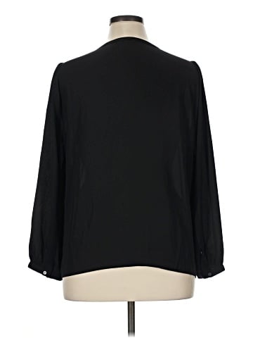 J.Crew Factory Store 3/4 Sleeve Blouse (view 2)