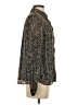 Sweewe 100% Polyester Animal Print Black Long Sleeve Blouse Size S - photo 4