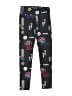Justice Graphic Black Leggings Size 12 - 14 - photo 1