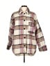 Zara Plaid Ivory Coat Size L - photo 1