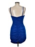 Shein Blue Cocktail Dress Size 6 - photo 2