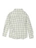 Janie and Jack Checkered-gingham Ivory Long Sleeve Button-Down Shirt Size 4 - photo 2