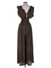 Max Studio Tweed Brown Jumpsuit Size M - photo 2
