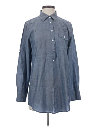 J.Crew Factory Store Long Sleeve Button-Down Shirt (view 1)