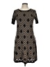 Just... Taylor Argyle Black Cocktail Dress Size L - photo 1