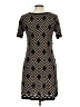 Just... Taylor Argyle Black Cocktail Dress Size L - photo 2
