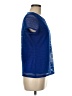 Calvin Klein Blue Short Sleeve Top Size M - photo 4