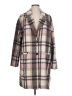 Zeagoo 100% Polyester Plaid Ivory Coat Size L - photo 1