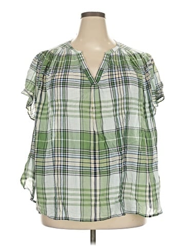 Lane Bryant Short Sleeve Blouse (view 1)