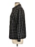 Studio Works Plaid Black Long Sleeve Blouse Size L - photo 5