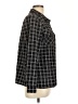 Studio Works Plaid Black Long Sleeve Blouse Size L - photo 4
