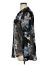Kut from the Kloth 100% Polyester Floral Black Long Sleeve Blouse Size XL - photo 5