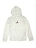 Air Jordan 100% Polyester White Pullover Hoodie Size 8 - 10 - photo 1