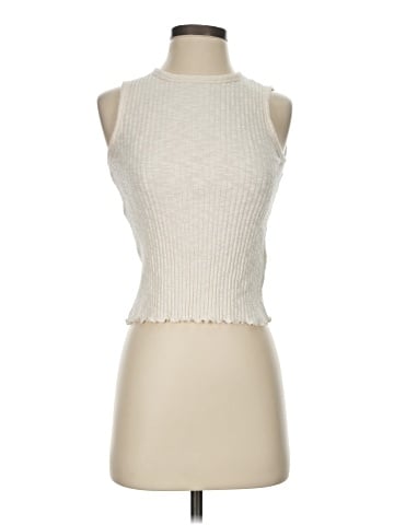 Madewell Lettuce-Hem Ribbed Tank (view 1)