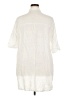 Unbranded 100% Linen Ivory 3/4 Sleeve Button-Down Shirt Size 3X (estimated) - photo 2