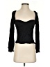Reformation Black 3/4 Sleeve Blouse Size 2 - photo 1