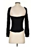 Reformation Black 3/4 Sleeve Blouse Size 2 - photo 2