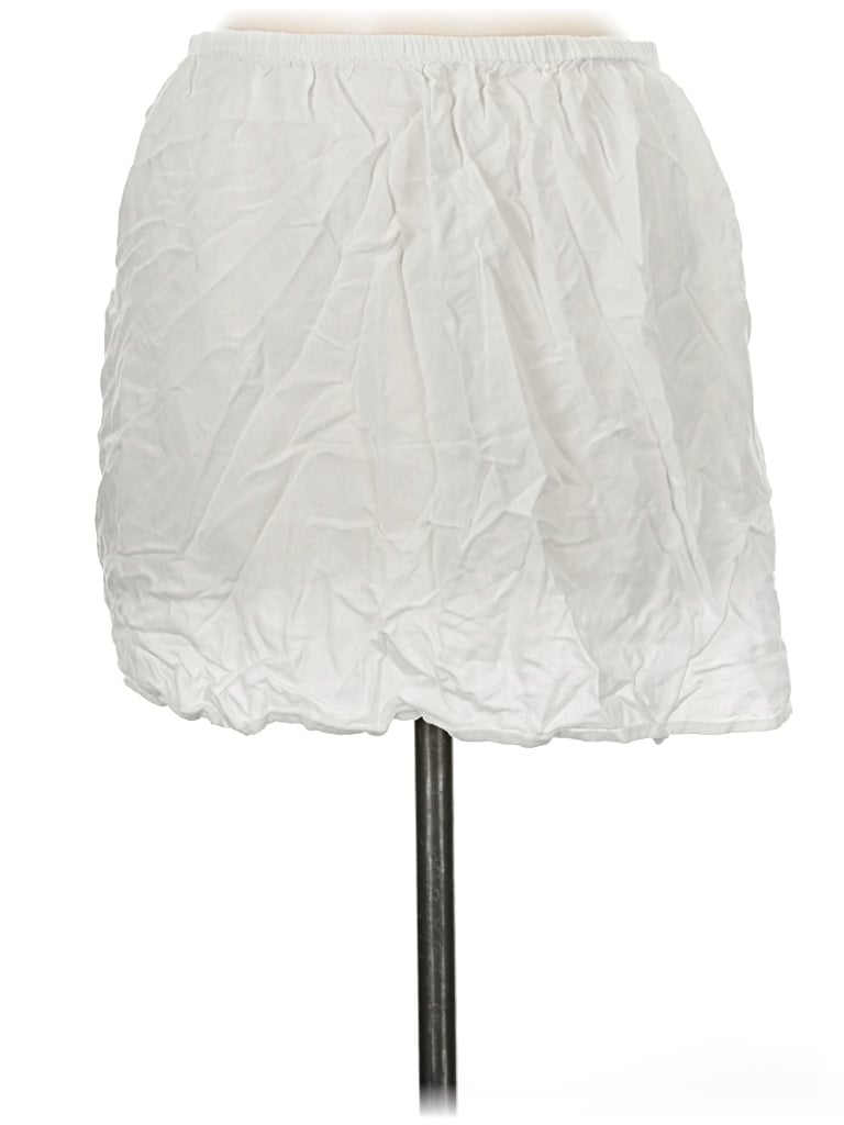 Pre-owned Jen's Pirate Booty Casual Skirt In White