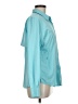 Columbia 100% Polyester Teal Long Sleeve Blouse Size M - photo 4