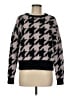 Express Houndstooth Gray Pullover Sweater Size M - photo 1