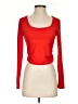 Shein Red Long Sleeve Top Size 2 - photo 1
