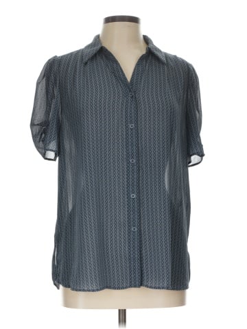 Adrianna Papell Short Sleeve Blouse (view 1)