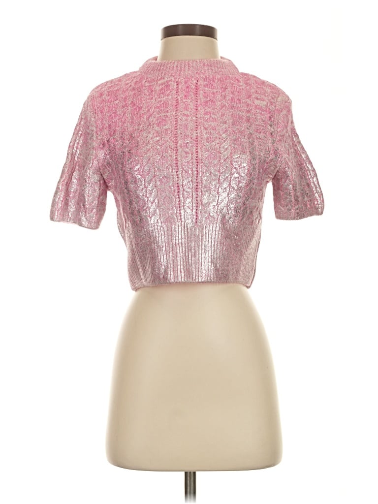 Pre-owned Zara Pullover Sweater In Pink