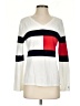 Tommy Hilfiger 100% Cotton White Pullover Sweater Size S - photo 1