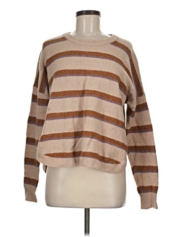 Madewell Westlake Striped Pullover Sweater in Coziest Yarn (view 1)