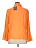 Boston Proper 100% Polyester Orange 3/4 Sleeve Blouse Size XL - photo 2