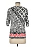 Chico's Gray 3/4 Sleeve Top Size Med (1) - photo 2