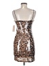 Etcetera Animal Print Brown Cocktail Dress Size M - photo 2