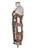 Etcetera Animal Print Brown Cocktail Dress Size M - photo 5