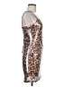 Etcetera Animal Print Brown Cocktail Dress Size M - photo 4