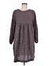Pull&Bear Checkered-gingham Gray Casual Dress Size M - photo 1