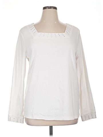 Karen Scott Long Sleeve Blouse (view 1)